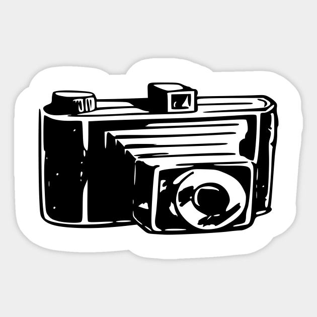 Vintage Camera Sticker by scdesigns